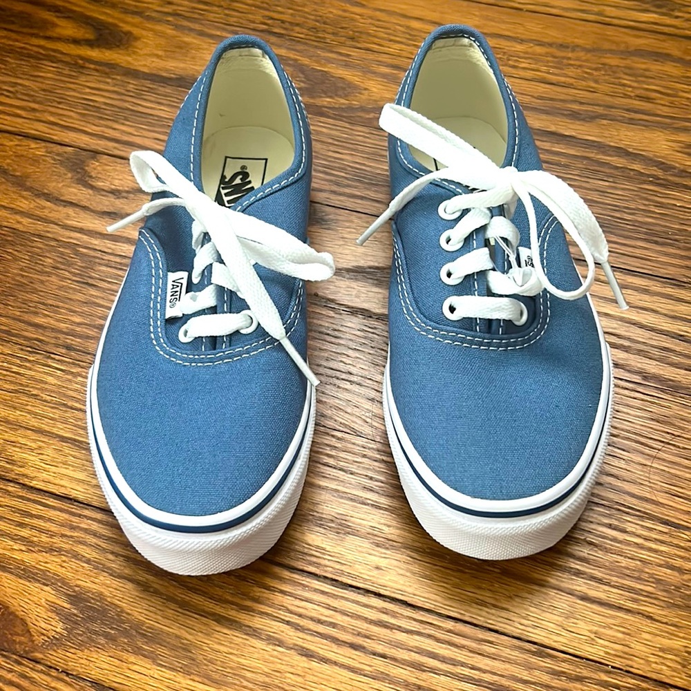 Brand new vans size 2 blue